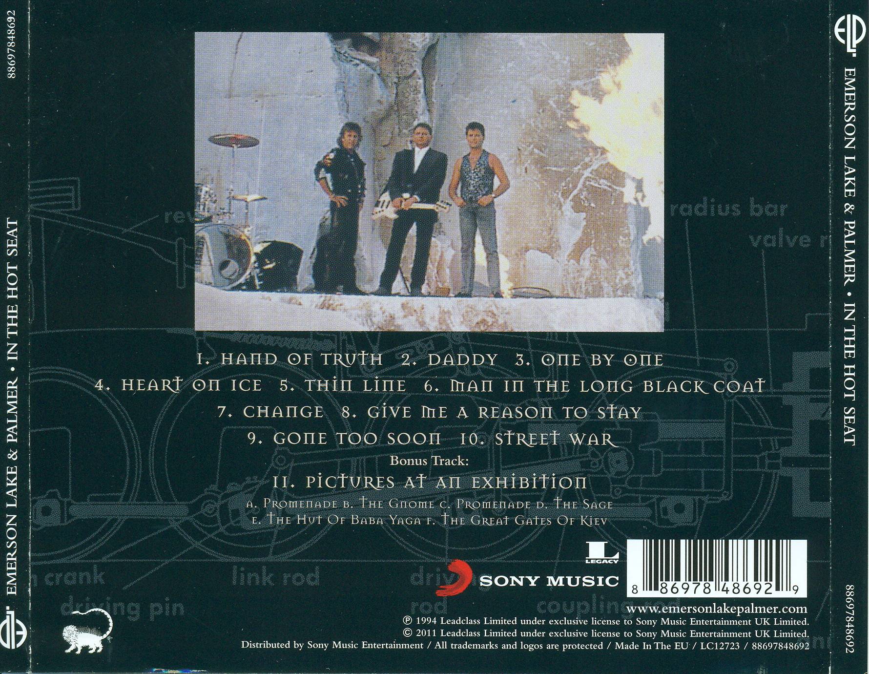 Emerson, Lake and Palmer In The Hot Seat [ak d]